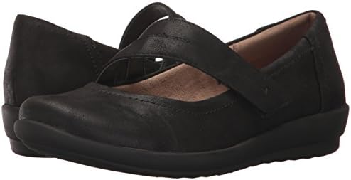 Easy Spirit Women's Aranza Mary Jane Flat, Black, 12 Wide | Image 6