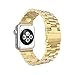 Produktbild Arktis Armband kompatibel mit Apple Watch 42 mm und 44 mm, Edelstahl Wechsellarmband Ersatzarmband inkl. Glieder-Kürzer - Champagner Gold