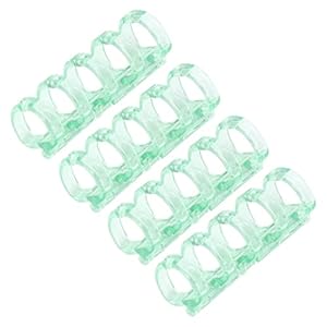 Bindringen, 20 Stuks 5 Gat Geperforeerd Losbladig Papier Plastic Clip Schrijven Kantoor Bindrecept Transparante…