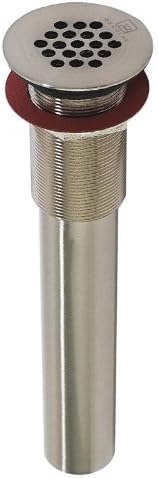 DECOLAV 9296-SN Decorative Grid Drain without Overflow, Satin Nickel