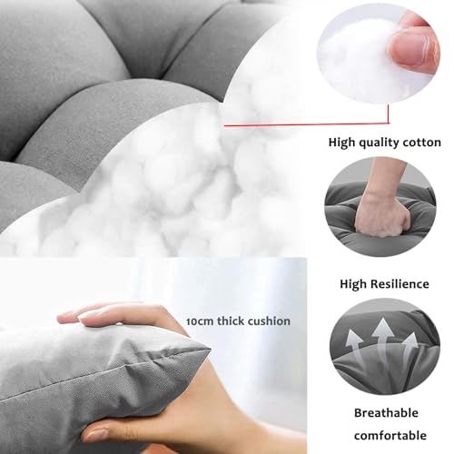 Coussin de canapé imperméable en coton avec sangles de fixation