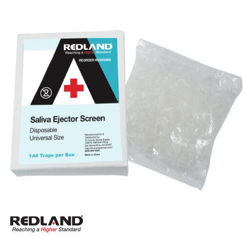 4X Saliva Ejector Screen Disposable Universal Size 144 Traps/Box