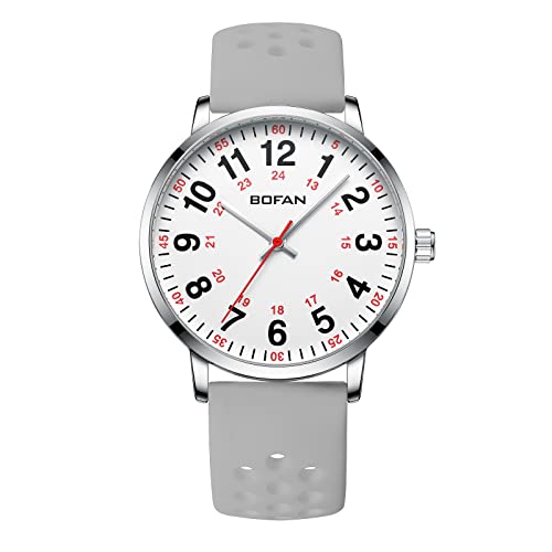 BOFAN Reloj analógico de Cuarzo japonés para niña con Correa de Silicona BF001