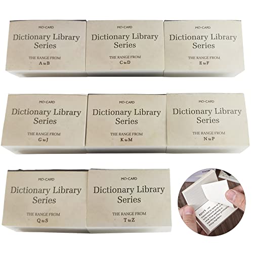 800pcs Vintage Tiny Dictionary Decorative Craft Papers, BetterJonny...