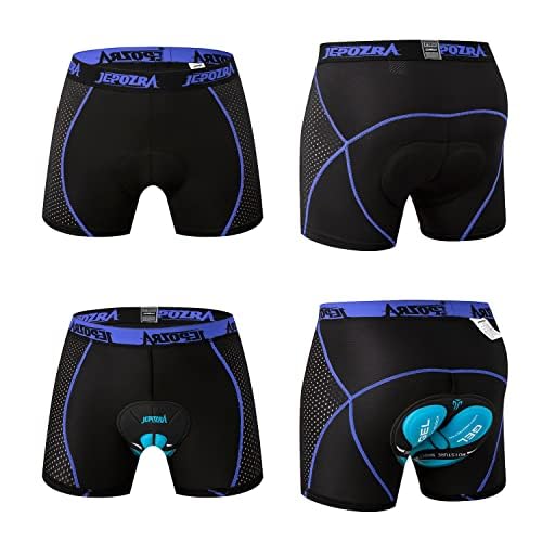 3D Acolchado Bicicleta Ciclismo Ropa Interior Pantalones Cortos Transpirable Ligero Hombres y Mujeres