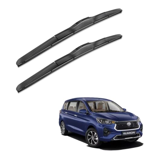 Image of Oshotto Frameless (O.E.M Type) Wiper Blades Compatible with Toyota Rumion (22 inch / 16 inch)