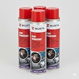 Répulsif Anti-Rongeurs Spray - Lot de 4 x 250ml (1 Litre) - Protection Martres et Fouines pour Moteur Voiture et Maison - Barrière Invisible pour Câbles, Gainages et Caoutchouc - Longue Durée 2 Mois