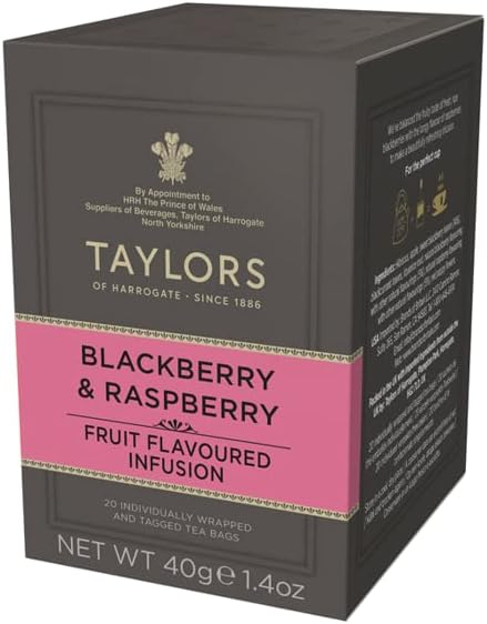 Blackberry & Raspberry Herbal Tea, 20 Teabags