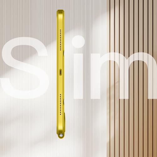 JETech Magnetic Case for iPad (A16) 11th/10th Generation (2025/2022), Magnetic Attachment, Slim Tablet Cover with Auto Wake/Sleep (Yellow)