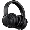 commalta E7 Active Noise Cancelling Headphones, Wireless Bluetooth Headphones with Rich Bass, Wireless Headphones with Built-in Mic, Clear Calls, Bluetooth 5.0, 30 Hours Playtime, Comfort Fit, Black