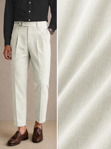 Image of TAGDO Men's Solid Colour Pant with Pocket || Casual Trosuer || Formal Trouser || Formal Slim Fit Pleated Pants for Men (2049)