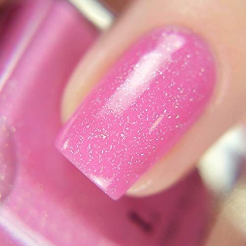 Image of ILNP Gumdrop - Bubblegum Pink Holographic Nail Polish