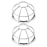 jojofuny 2 Stück Rauchmelder Schutzkorb aus Metall mit Explosionsgeschütztem Gitter...