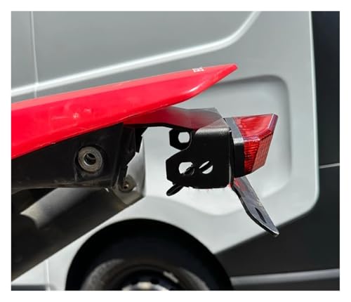 Support Plaque CRF250L Résistant aux Vibrations avec Feu LED Moto - 2