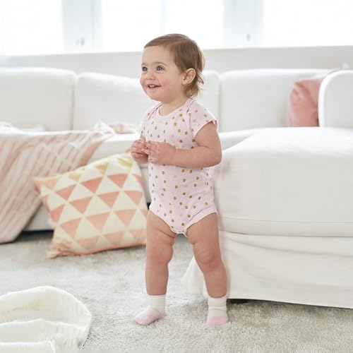 Image of Gerber Unisex Baby 5-Pack Short Sleeve Variety Onesies Bodysuits