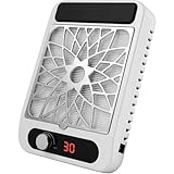 Nail Dust Collector Vacuum for Nail Techs – Powerful Suction, Quiet 3-Speed Fan, Reusable HEPA Filter, One-Knob Control, Compact Portable for Gel/Acrylic Nails, Salon & Home