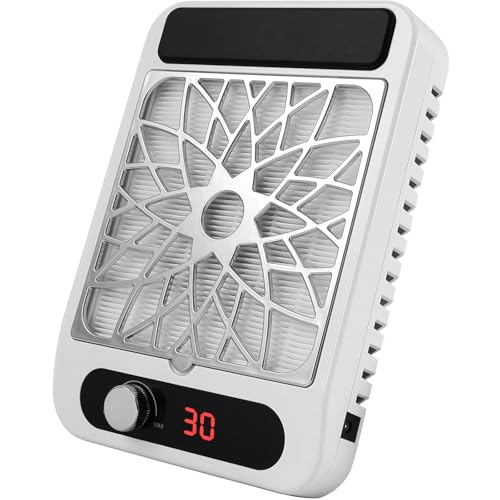Extractor de polvo de uñas compacto y portátil miniatura 1