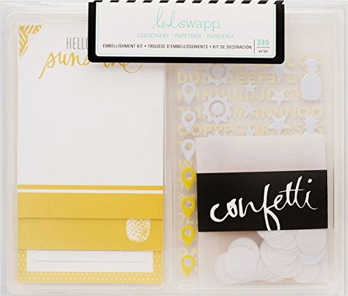 Heidi Swapp Papeterie kit de décoration multicolore compact de 20 cm