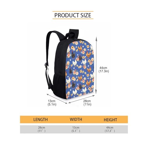 Sac à dos ordinateur portable 17" grand format avec sangles réglables - 6