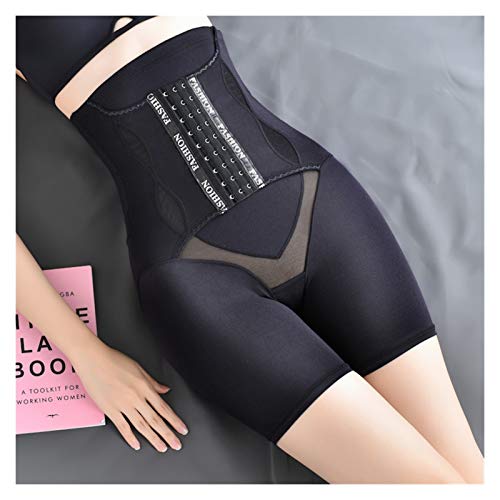 QQWW Womens Waist Trainer Body Shaper High Belly Belt Slimming Pants Tummy Control Shapewear Slimming Underwear 1021 (Color : Black, Size : 3X-Large)