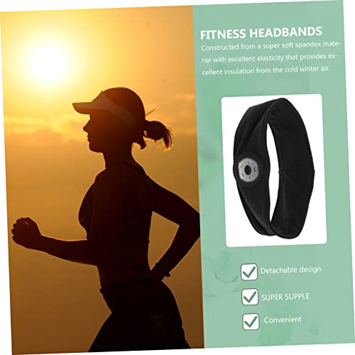 Lampe frontale pour temps froid intégrée au bandeau de running isolant - 3