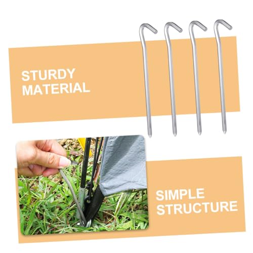 Clavijas metálicas resistentes Toddmomy de perfil hexagonal para suelo duro 4