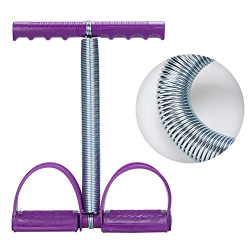 COVVY Tirer La Corde Élastique Tension p é Dale Abdomen Ressort Matériel Exp é Jambe Exerciser Ventre Trimmer Rimentateur De Musculation pour La Remise en Forme du Yoga De Formation (Violet)