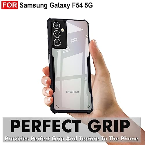 Image of Amazon Brand - Solimo Back Case Cover for Samsung Galaxy F54 5G (Polycarbonate, Thermoplastic Polyurethane Matte Black)