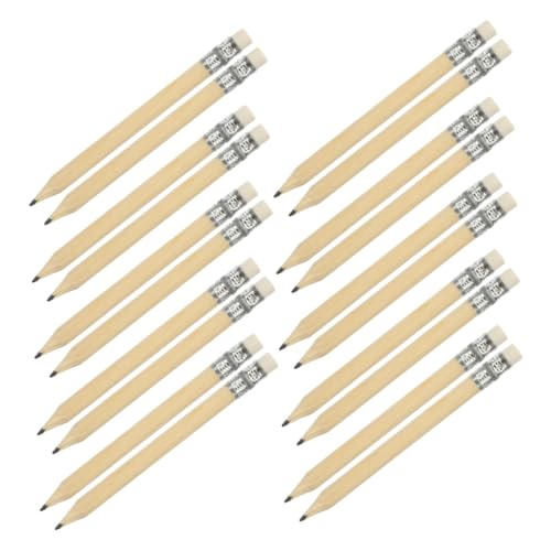 30個 ゴルフ 鉛筆 消しゴム スケッチ 鉛筆 幼稚園 鉛筆 ショート お