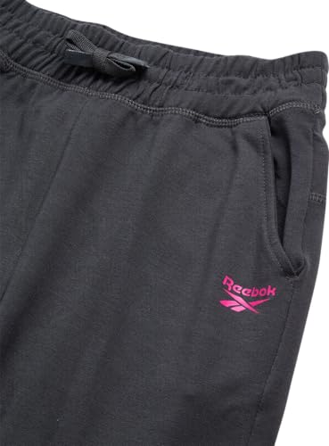 Reebok Conjunto de leggings esportivas para meninas – camisa de malha de 3 peças, leggings capri e s