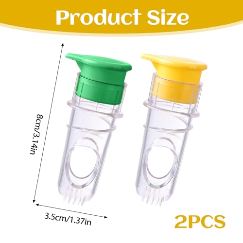 Presse-agrumes manuel pour citrons et oranges, 2 unités avec bec verseur – Image 3