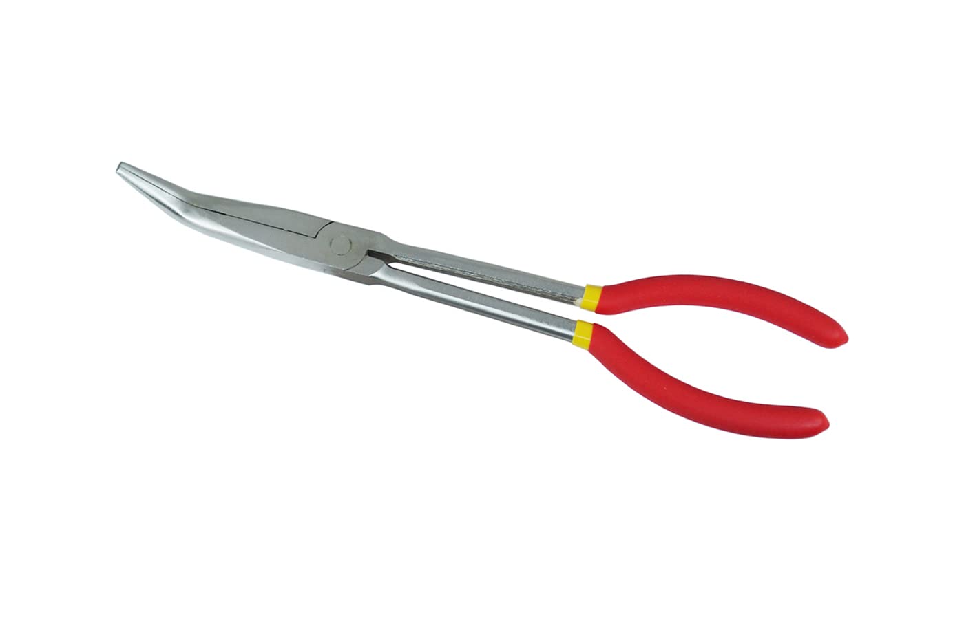 Pinza A Becchi Lunghi 28 Cm Punta Curva - Per Candele Accensione Auto, Officina E Fai Da Te - Foto 9