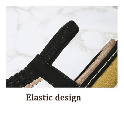 Women's Bohemia Flip Flops Summer Beach T-Strap Flat Sandals Comfort Walking Shoes4