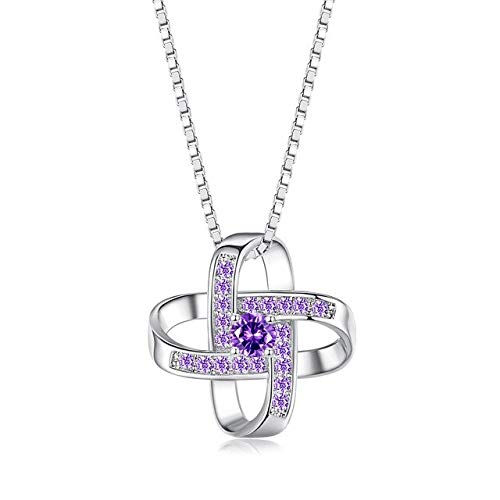 Collier en cristaux de cœur pour femme et chaîne élégante style minimaliste