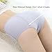 YOYI FASHION Bamboo Viscose Brief Menstrual Leakproof Panties US Size XL/8, Red,Purple,Gray,Denim Blue,Elegance red