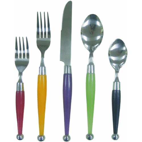 Cambridge Silversmiths Carnival 20-Piece Flatware Set, Service for 4