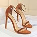 Imagen de Zapatos de Tacón de Aguja Punta Abierta Diseño Elegante Modo Sandalias de Plataforma de Tacón Super Alto con Hebilla de Cinturón para Fiesta y Boda para Mujer Tacón 11