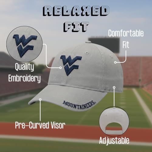 Gorra Deportiva Ajustable Clásica Gris miniatura 6