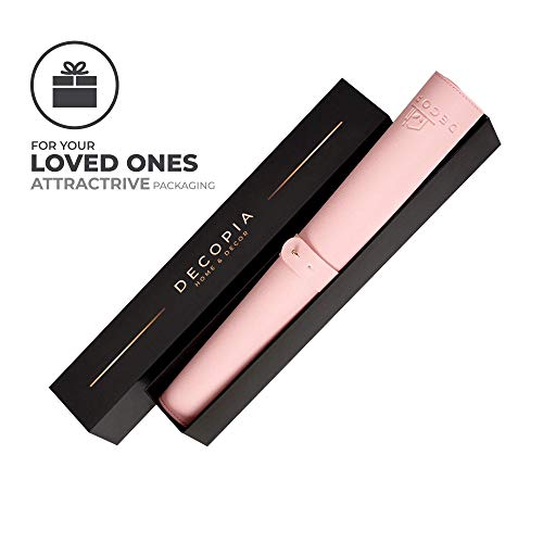 Decopia Desk Mat-Office Mouse Pad With Anti-Slip Suede Bottom31.5X15.7-Inch Desk Pad For Men And Women And Practical-Waterproof Soft Pu Leather Design With Strengthened Edge Finish (Pink) #TOP4