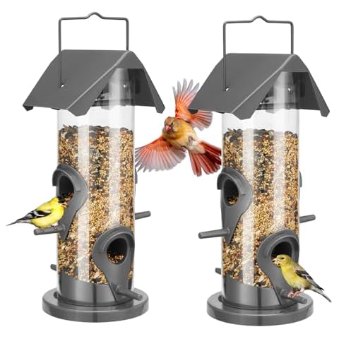 Veehoo 10 Inch Tube Bird Feeders Cover