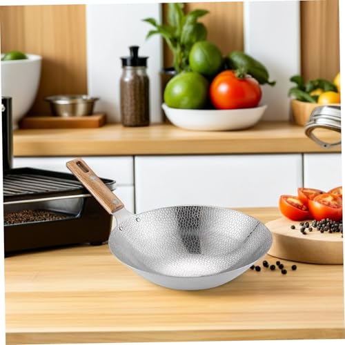 Wok de acero inoxidable para cocina con diseño versátil miniatura 7