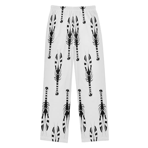 Pajama Pants Long Track Pants Lobster Pattern Design Sweatpants Athletic for 6-14 Years - Main Image