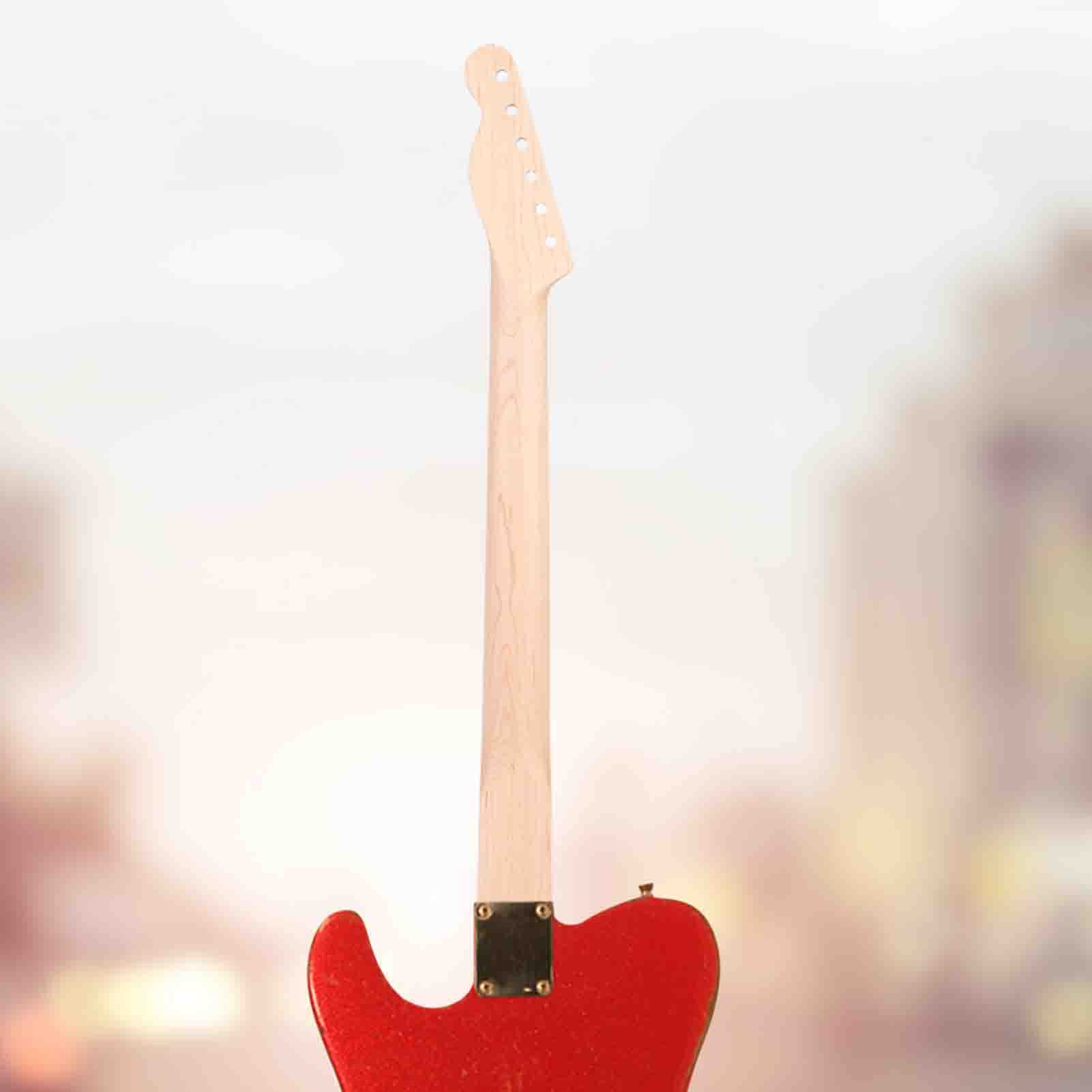 Manico Per Chitarra Elettrica TL/ST – In Acero, Tastiera Palissandro 22 Tasti, Barra Regolabile, Fori Meccaniche 10mm