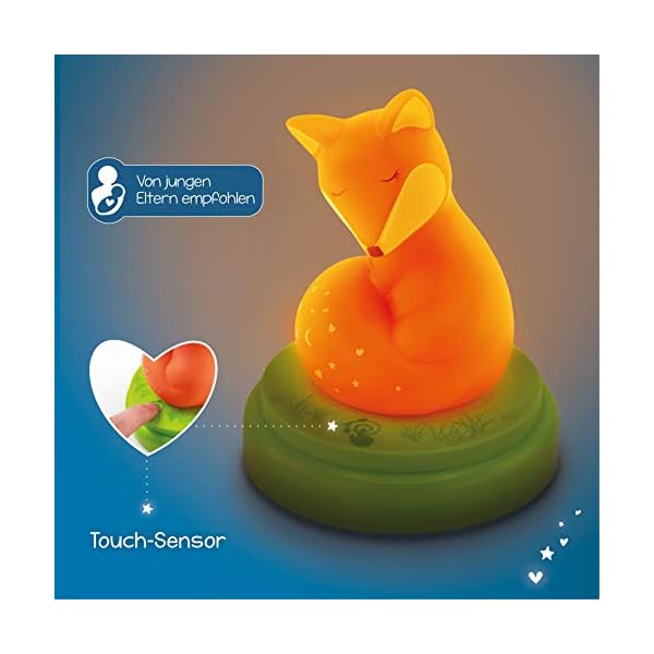 ANSMANN LED Kinder Nachtlicht Elefant - Süße Baby & Kind Einschlafhilfe mit Touch Sensor – Bild 4