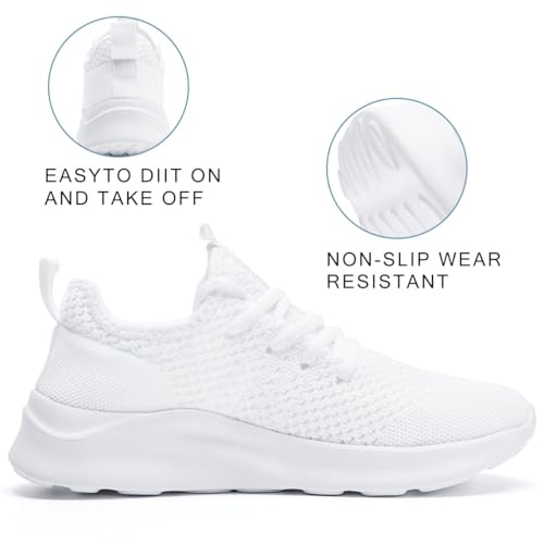 Women Walking Shoes Ladies Running Sneakers Breathable Mesh Sports Shoes Casual Lightweight Gym Lace up Sneakers Fitness Athletic Slip On Comfortable3