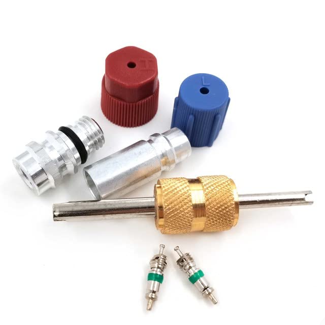 Buy Auto Valve Stems & Caps 150pcs High/Low Side A/C Service chárgé