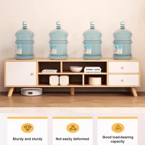 Meuble TV scandinave 140 cm pour optimiser le rangement de votre décodeur - 3