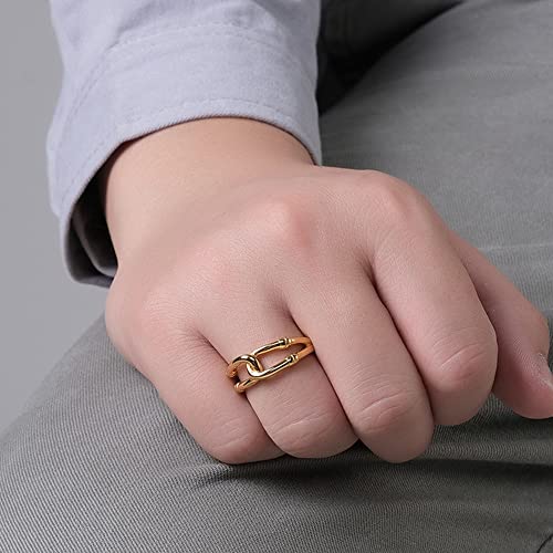 Jude Jewelers Stainless Steel Wave Knotted Chain Infinity Classic Plain Promise Statement Anniversary Ring4