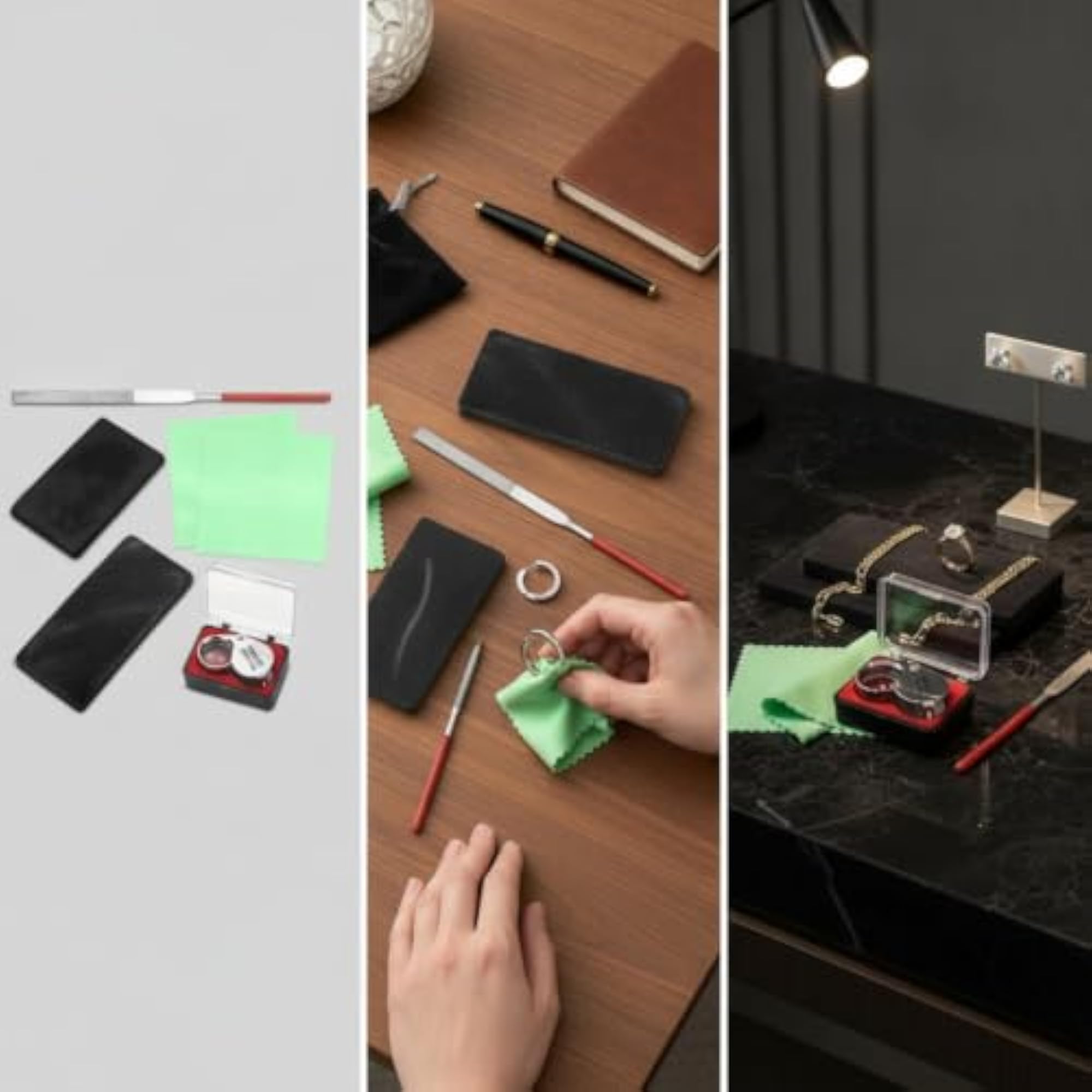 Jewelry Testing Kit with Loupe, 6 Pieces