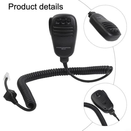 Micrófono de onda corta MH-31 con carcasa de ABS resistente para Yaesu FT-857D y FT-991A 7